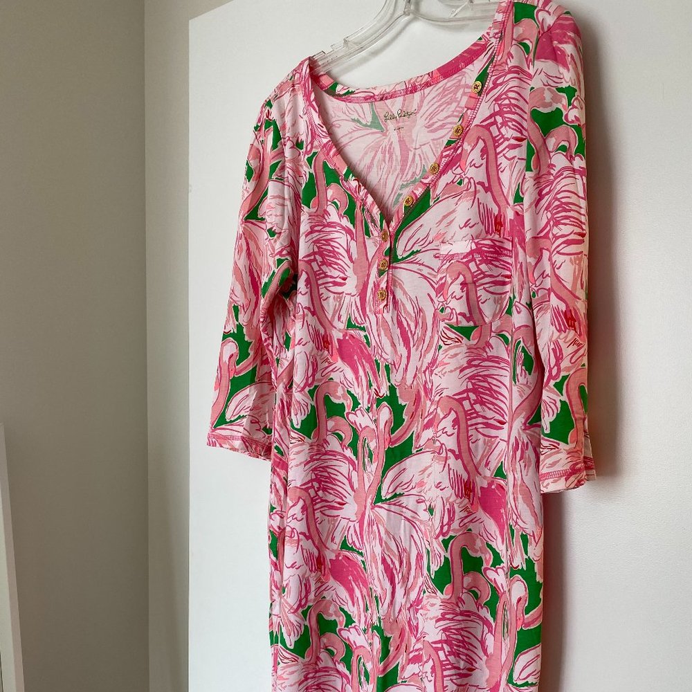 Lilly Pulitzer Cotton Palmetto Dress - XL